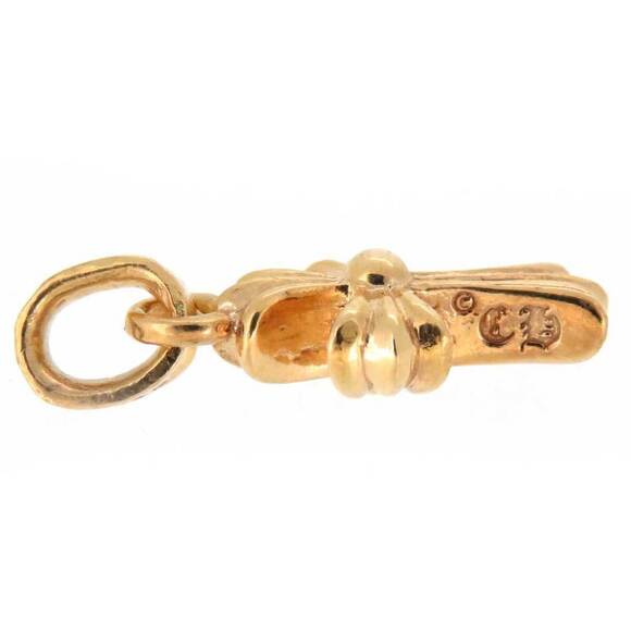 Authentic Chrome Hearts 22k Baby Fat Cross Pendant - Picture 4 of 6